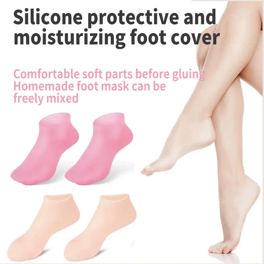 🌟 Des soins parfaits pour les pieds : des chaussettes en silicone hydratantes à tomber !