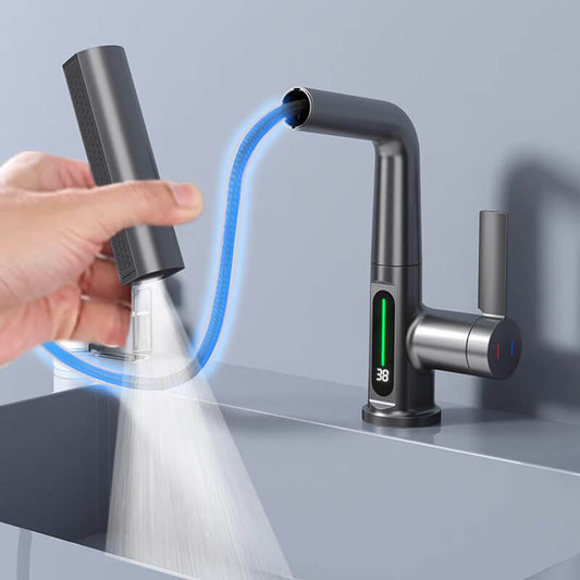 🥰Hot Sale 60% OFF🥰 Pulling lifting digital display faucet