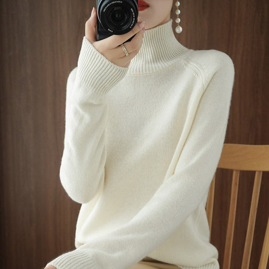 🔥🔥Women's Solid Turtleneck Knit Sweater(Buy 2 Free Shipping)