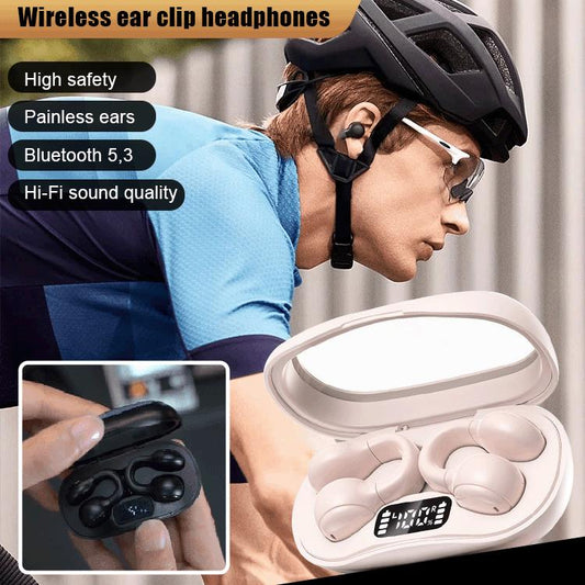 Casque d'écoute à clip Bluetooth à haute endurance et à réduction de bruit de haute qualité