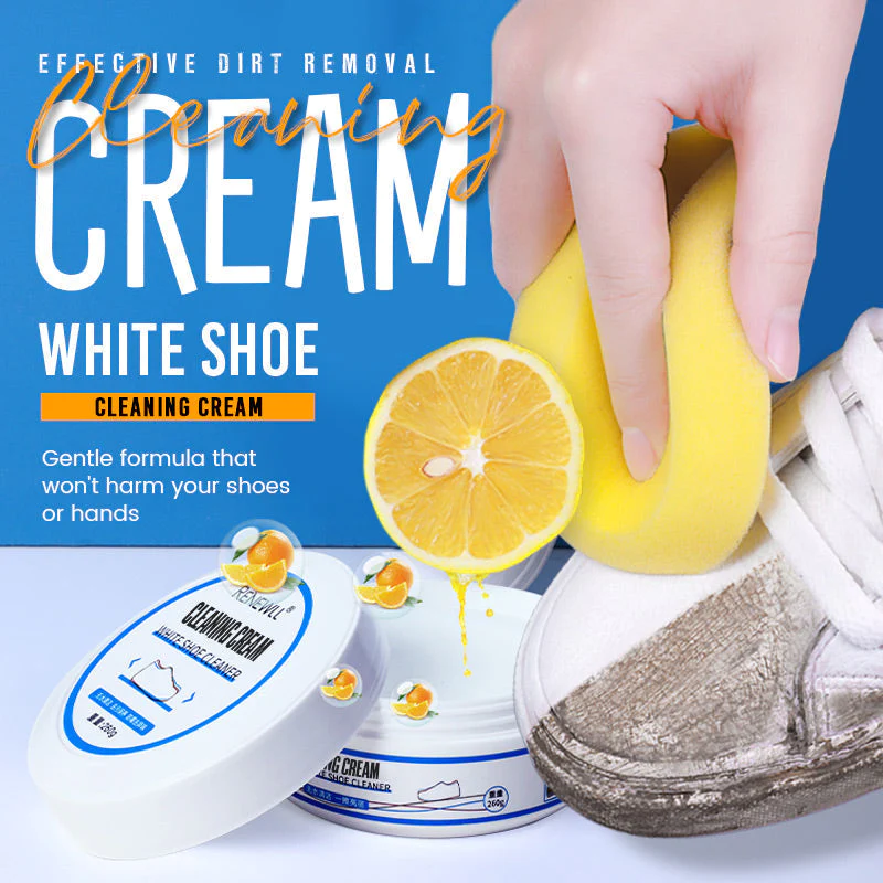 Crème Nettoyante Multi-Fonctionnelle pour Chaussures Blanches | Crème  Nettoyante Anti-Taches pour Baskets | Nettoyant pour Nettoyage en La Toile