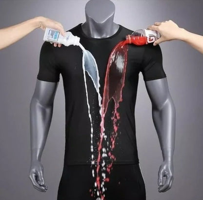 T-shirt à séchage rapide imperméable anti-sale en soie glacée 2024