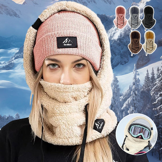 🔥Protection contre le froid 🔥 Masque de ski à capuche Sherpa