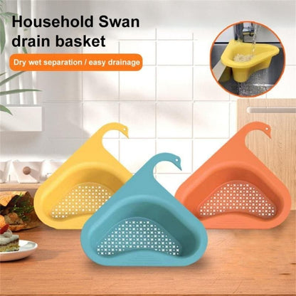 🌈Panier de vidange d'évier de cuisine Swan Drain Rack🌸